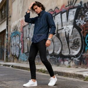 Playboy Jean shirt jacket